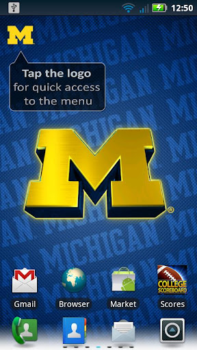 【免費個人化App】Michigan Wolverines Revolving-APP點子