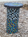 Mosaic Mushroom Sculpture