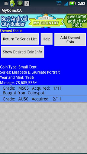 【免費書籍App】Coin Collecting - My CA Coins-APP點子