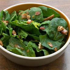 Spinach Salad with Warm Bacon Vinaigrette Recipe