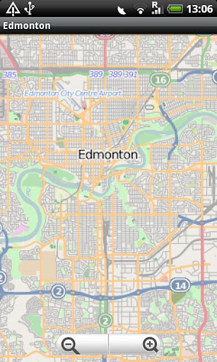 Edmonton Street Map