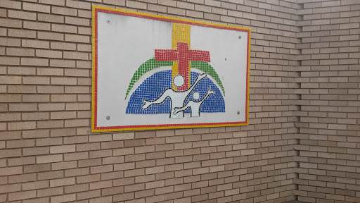 Mosaic Cross Mural
