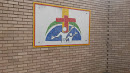 Mosaic Cross Mural