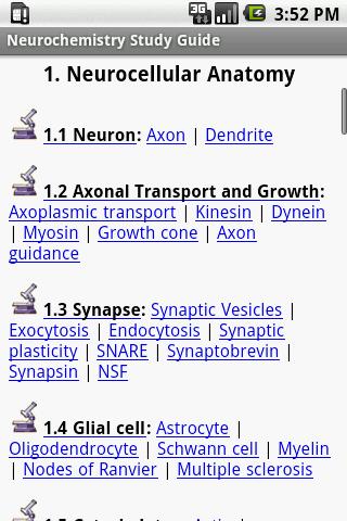 Neurochemistry Study Guide