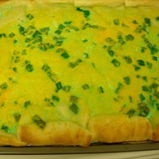 Green Eggs and Ham Breakfast Pizza