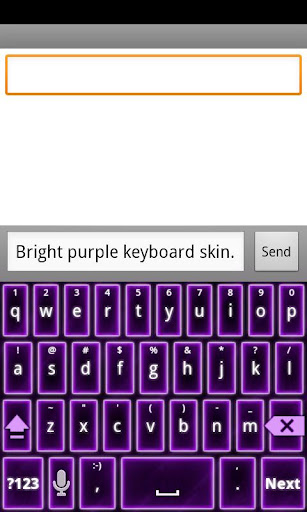 Bright Purple Keyboard Skin