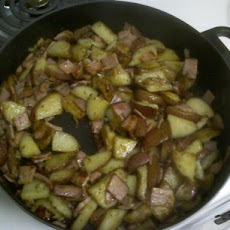 Easy Hot Dogs and Potatoes