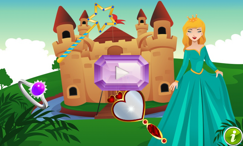 Android application Princesses Puzzle for Toddlers screenshort