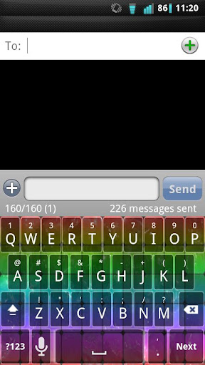 Rainbow Tile Keyboard Skin