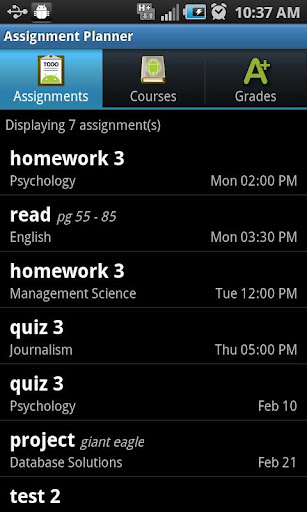 Assignment Planner PRO