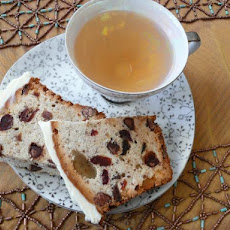 Modern Twist on Fruitcake W/ White Chocolate Cream Cheese Icing
