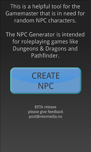 NPC Generator