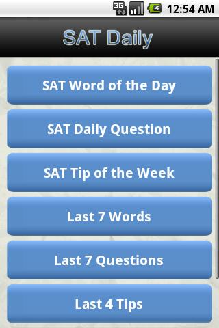 SAT Daily: Prep Vocab Study