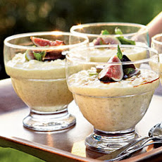 Lemony Rice Pudding with Figs and Saba