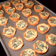 Tiny Spinach Quiches