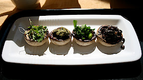 Champignons grillés farcis