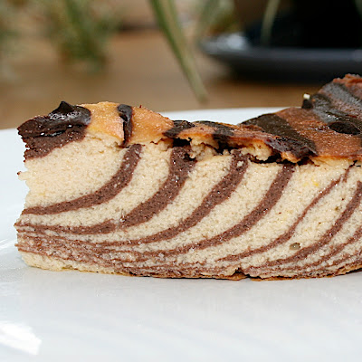 Flan zébré
