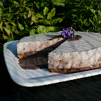 Tarte blanc-manger à la lavande