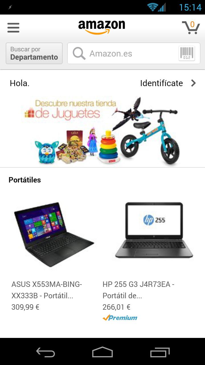 Android application Amazon Shopping screenshort