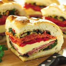 Italian Stuffed Sandwich Wedges