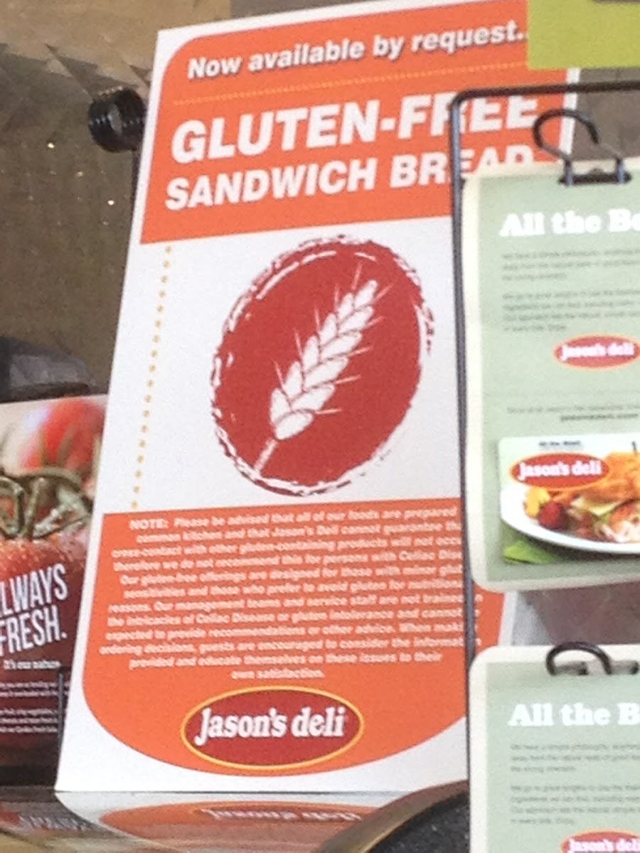 Gluten-Free at Jason's Deli