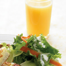 Green Salad with Ranch Dressing