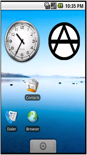 【免費個人化App】Anarchy Sign sticker widget-APP點子