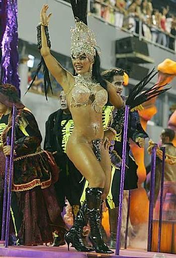 Belle ragazze Brasiliane nel Carnevale di Rio de Janeiro Brasil