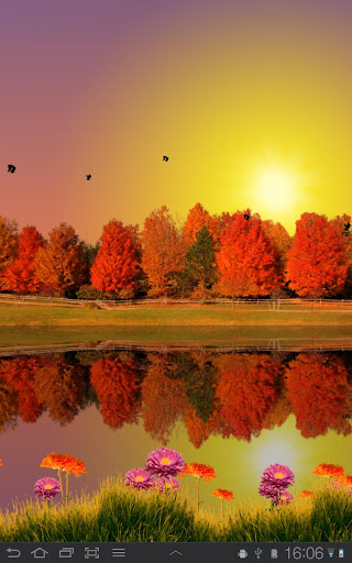 【免費個人化App】Autumn Lake Live Wallpaper-APP點子