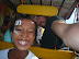 This dood is riding on the back of pedi-cab