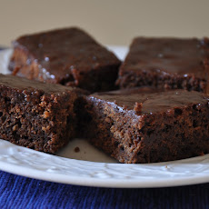 Gingerbread Bars with Hard Sauce Glaze