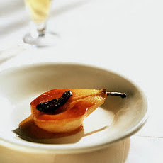 Baked Vanilla Pears with Figs