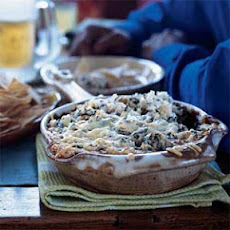 Garlicky Spinach Dip with Hearts of Palm