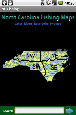 North Carolina Fishing Maps