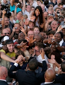 Obama in Berlin after speech