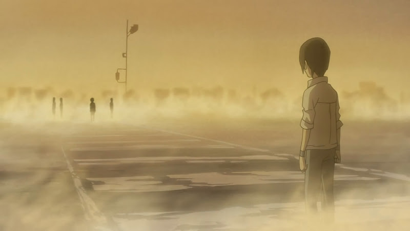 Dennou Coil Episode 18: Haraken at the Coil Domain crossing Dennou Coil Episode 18: Haraken at the Coil Domain crossing