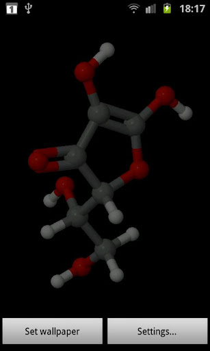 Molecules Live Wallpaper