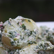 Low Fat Spinach Dip Potato Salad
