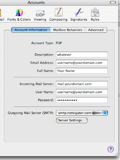 Sending non-Netvigator mail with Netvigator on a Mac - Hong Kong Forums -  GeoExpat.Com