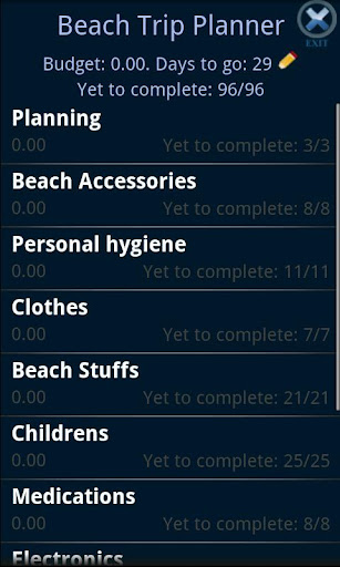 Beach Trip Planner