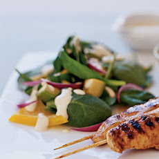 Baby Spinach Salad With Creamy Dijon Dressing