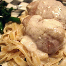 Baked Chicken in Parmesan and Roasted Garlic Sauce