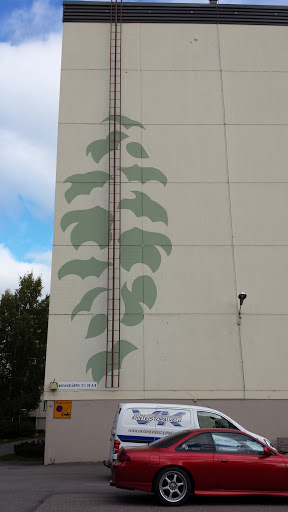 Green Leaf Mural