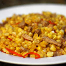 Miao Pork with Corn and Chiles