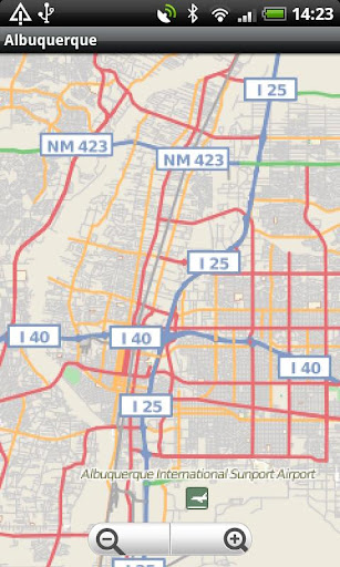 Albuquerque Street Map