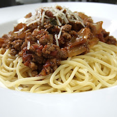 Spaghetti With Vegetarian Bolognaise Sauce