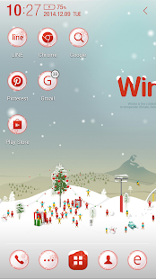 How to get Snowy white world Atom theme lastet apk for pc