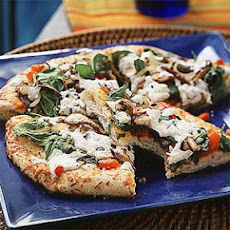 Mini Red Pepper-Mushroom Pizza