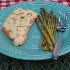 Baked Salmon with Duchess Potatoes or Pommes de Terre Duchesse