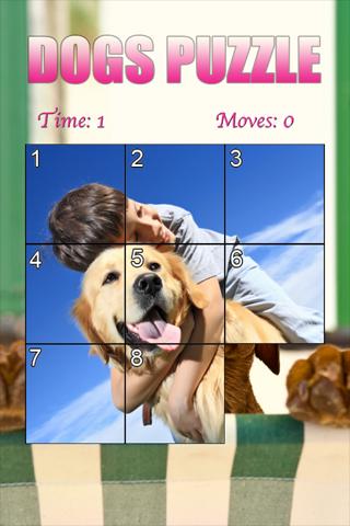 Dogs Slider Puzzle